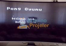Arduino Pong Atari Oyunu