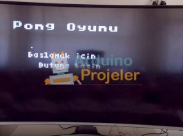 Arduino Pong Atari Oyunu