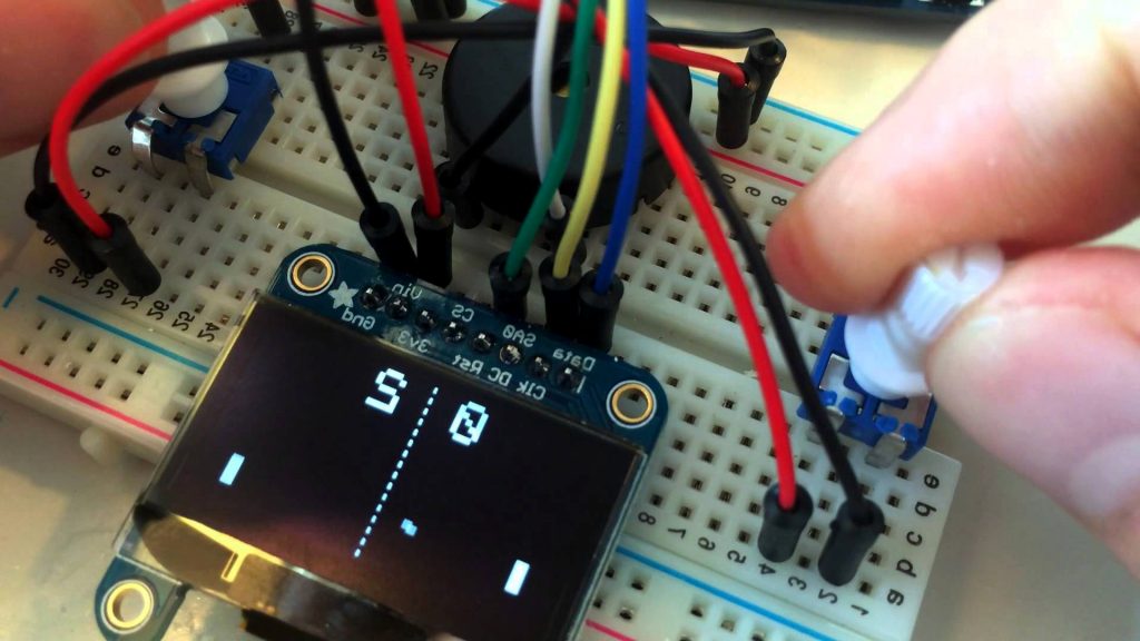 5110 Ekranı İle 2 Kişilik Masa Tenisi Oyunu