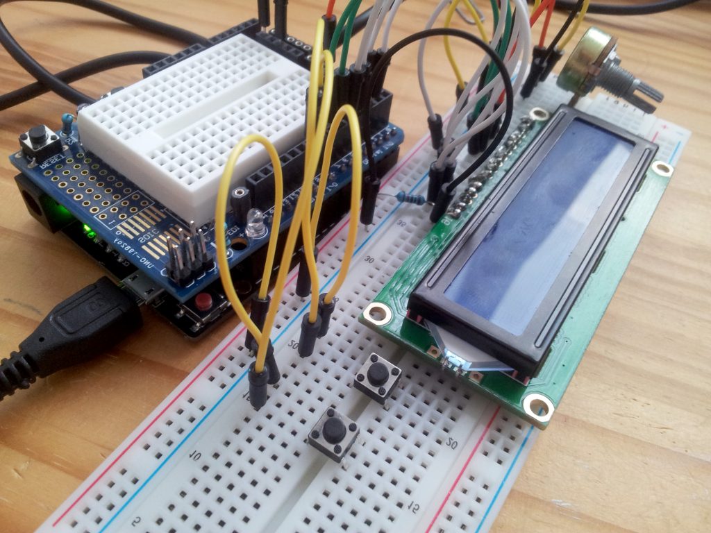 Karakter LCD Kullanarak Twitter Durum Ekranı