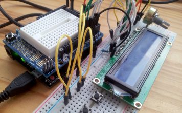 Karakter LCD Kullanarak Twitter Durum Ekranı Karakter LCD Kullanarak Twitter Durum Ekranı