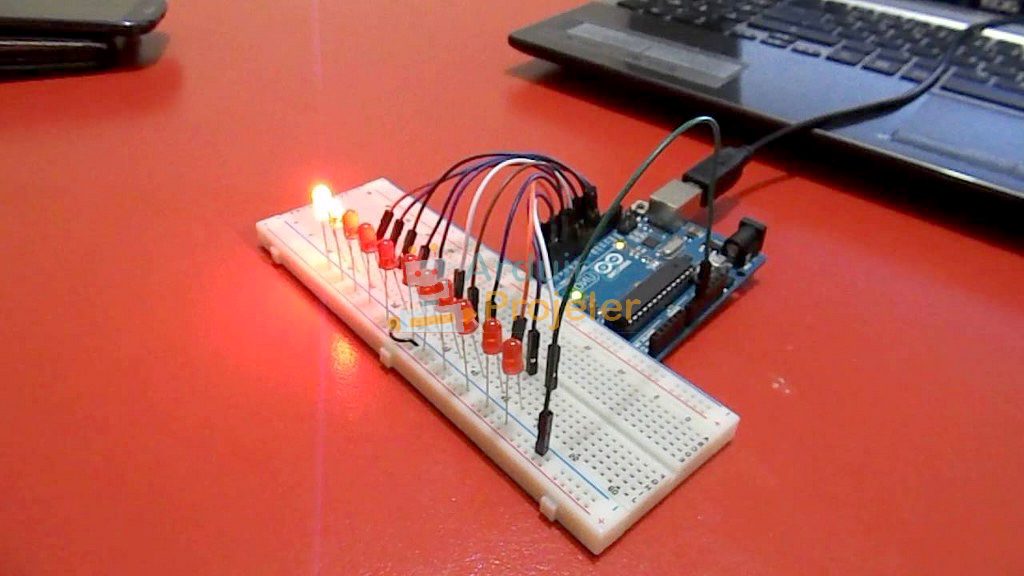 Sırayla Yanıp Sönen Ledler