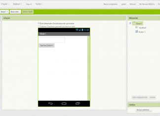 App Inventor 2 İle Mobil Programlama